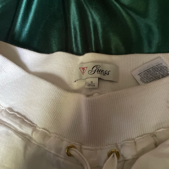 Light beige linen pants with a drawstring waist #linenpants vintage - Picture 2 of 4